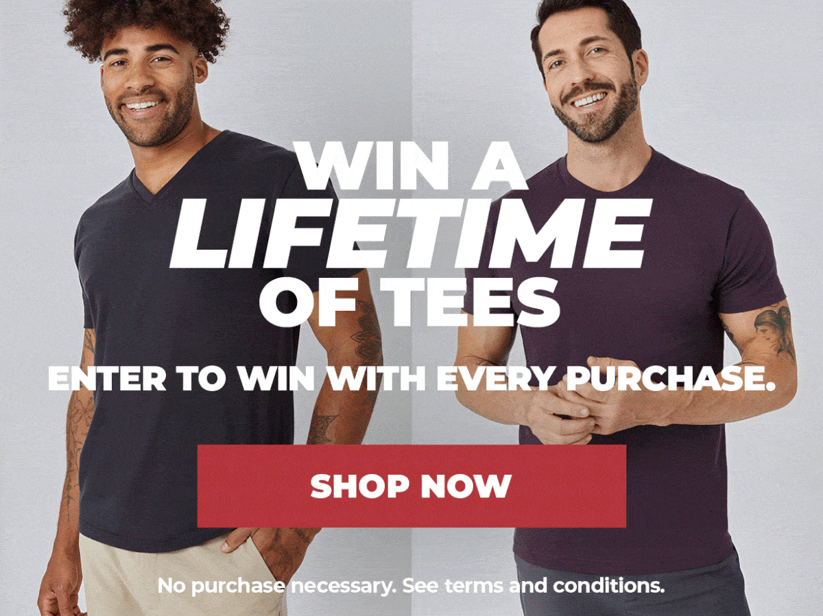 Win a Lifetime of Your Favorite Tees at Fresh Clean Threads
